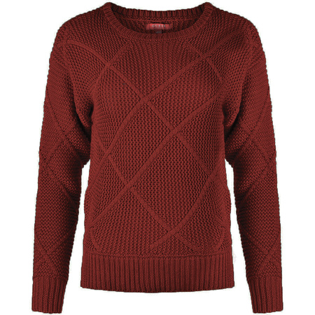 Sweter Damski GUESS Haley Q1BR10 Z1S00 Bordowy