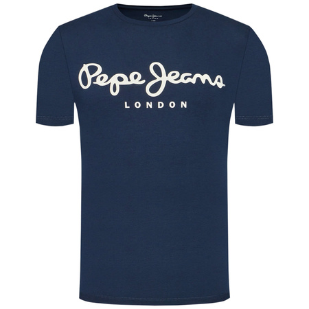 T-shirt Męski PEPE JEANS PM508210 Granatowy