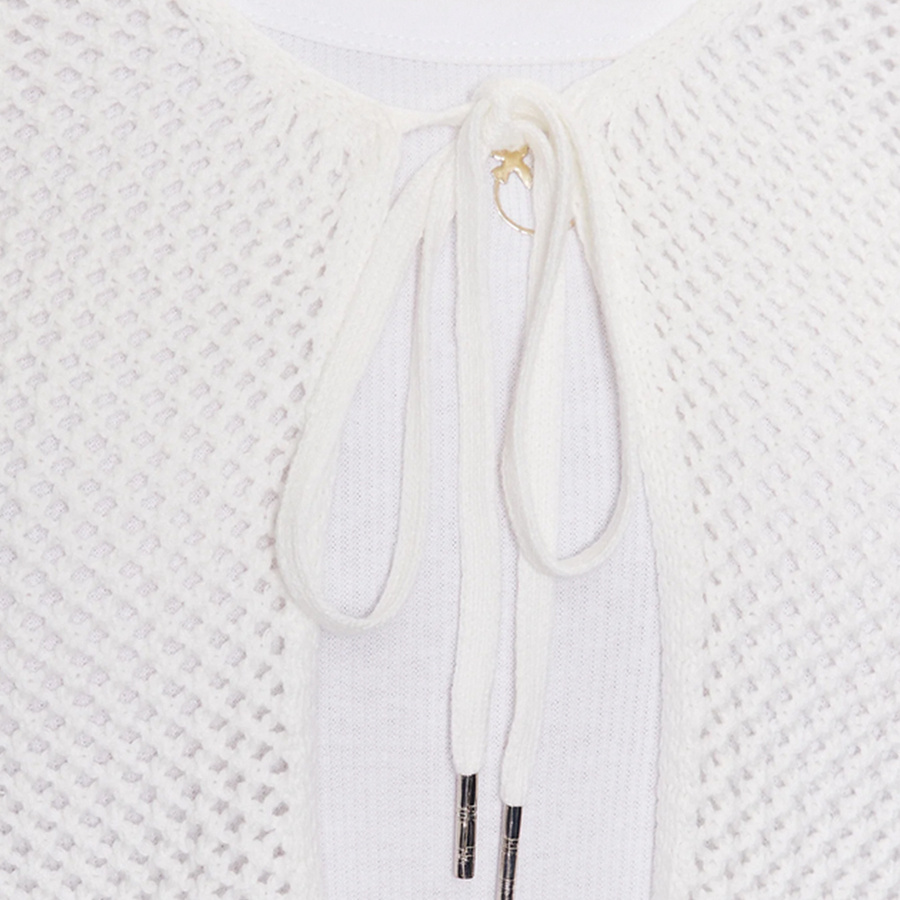 Kardigan GUESS Crochet W3GR25 Z36Q1 Ecru