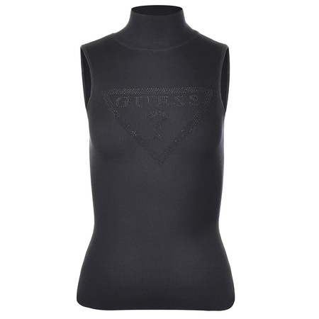 Top Damski GUESS Ian Allover N1YIA6 K8HM0 Czarny