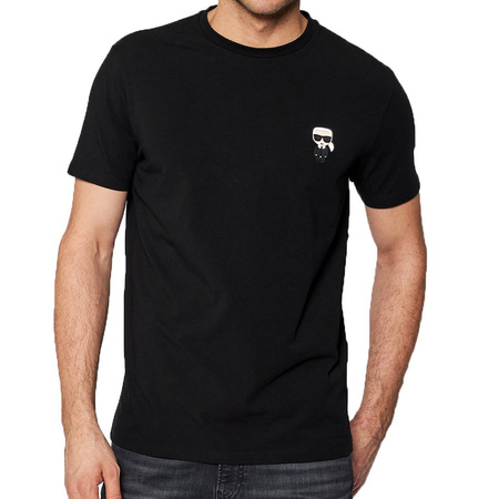 T-Shirt Męski KARL LAGERFELD 755025 Czarny