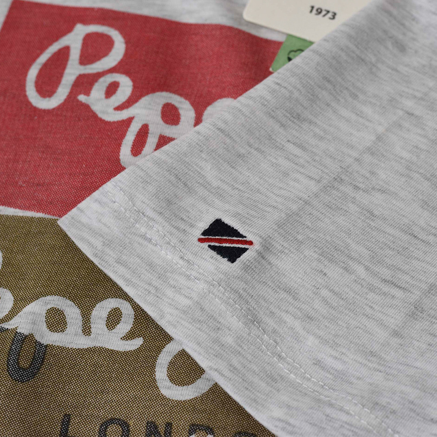 T-shirt Męski PEPE JEANS Oldwive PM508942 Szary