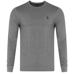 Longsleeve U.S. POLO ASSN. 11C022 98826 Szary