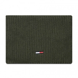 Szal TOMMY JEANS Tjm Basic Rib AM0AM07933 Zielony