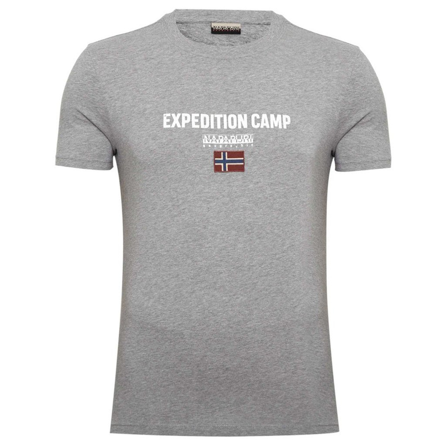 T-shirt NAPAPIJRI Sonthe N0YIIX 160 GREY MEL Szary