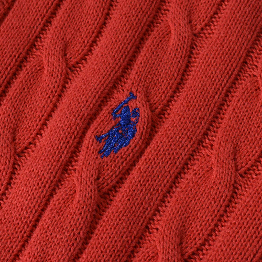 Sweter Damski U.S. POLO ASSN. WP23 KT410 Czerwony
