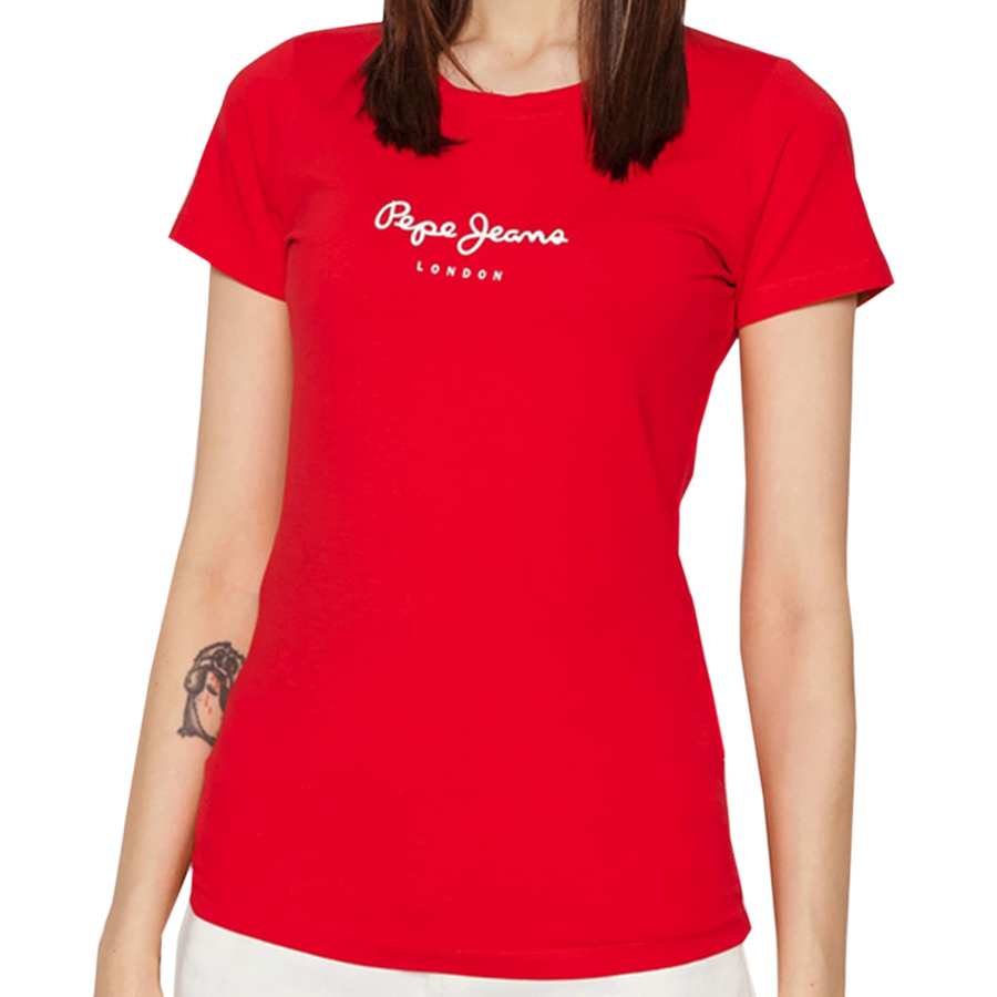 T-shirt PEPE JEANS New Virginia PL505202 Czerwony