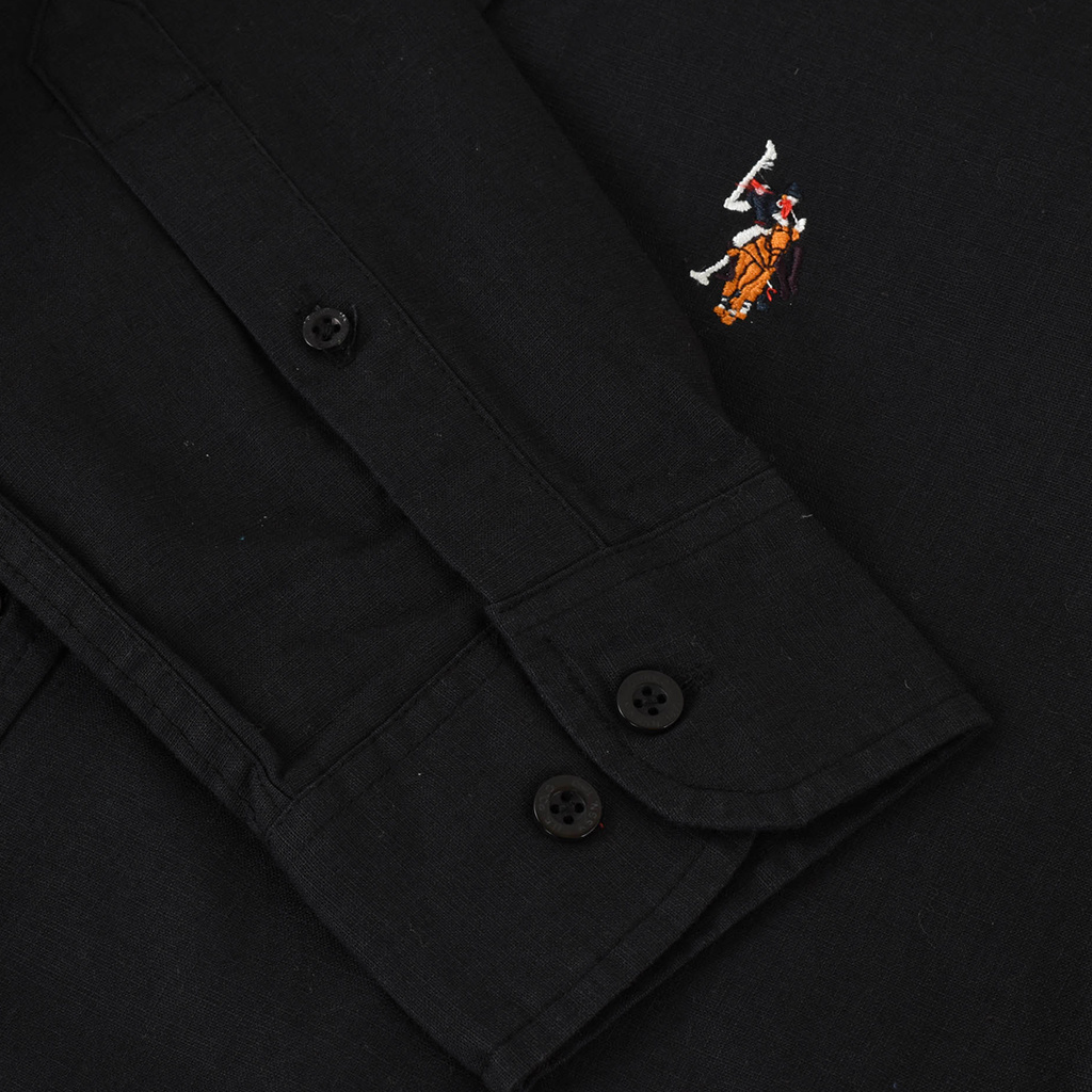Koszula Męska U.S. POLO ASSN. US16038 Czarna