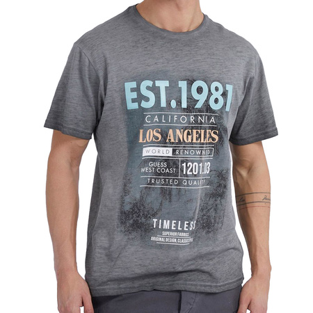 T-Shirt Męski GUESS Logo M3GI17K6XN4 Szary