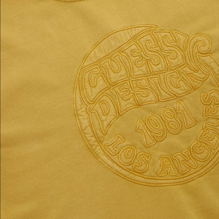 Bluza Męska GUESS LOGO Regular Fit Żółta