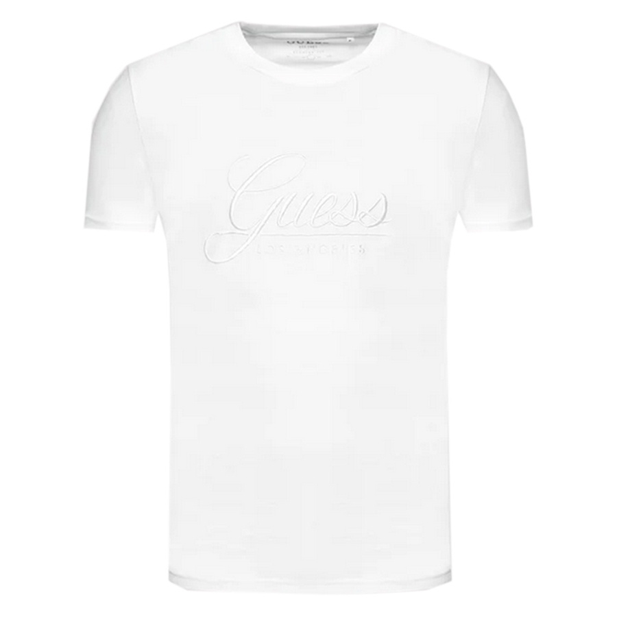 T-shirt Męski GUESS M1BI26 K8FQ1 Biały