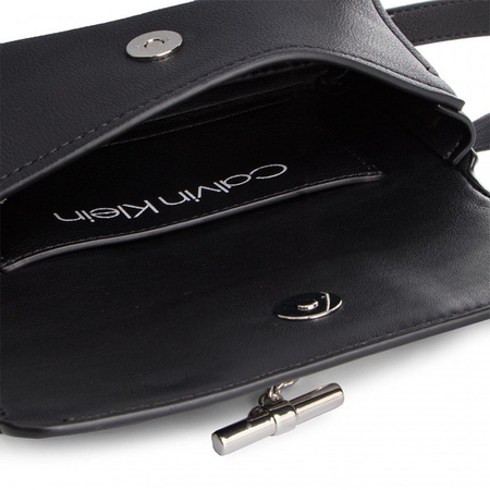 NERKA SASZETKA DAMSKA CALVIN KLEIN 2CM LOCK POUCH BELT K60K605163 001