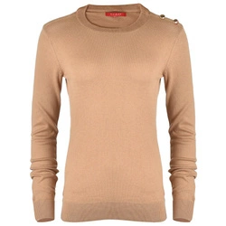 Sweter Damski GUESS Octavia Q1PR05 Z2YF0 Brązowy