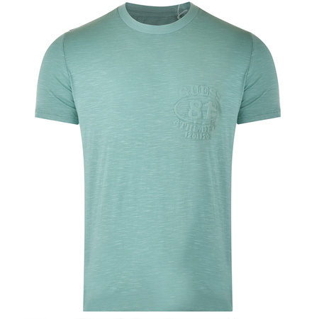 T-Shirt Męski GUESS Logo M2BI75 K9RM3 Miętowy