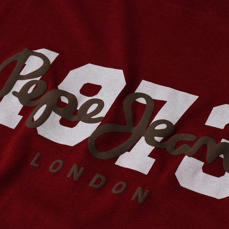 Longsleeve PEPE JEANS Flag Logo PM508273 Bordowy