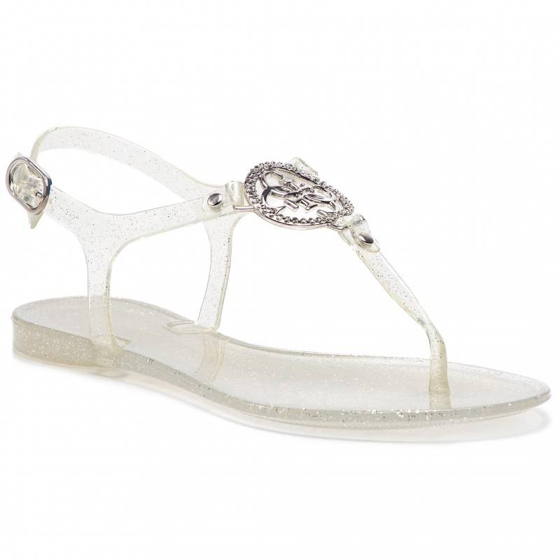 Sandały Damskie Guess Jacode FL6JAC RUB21 Srebrny