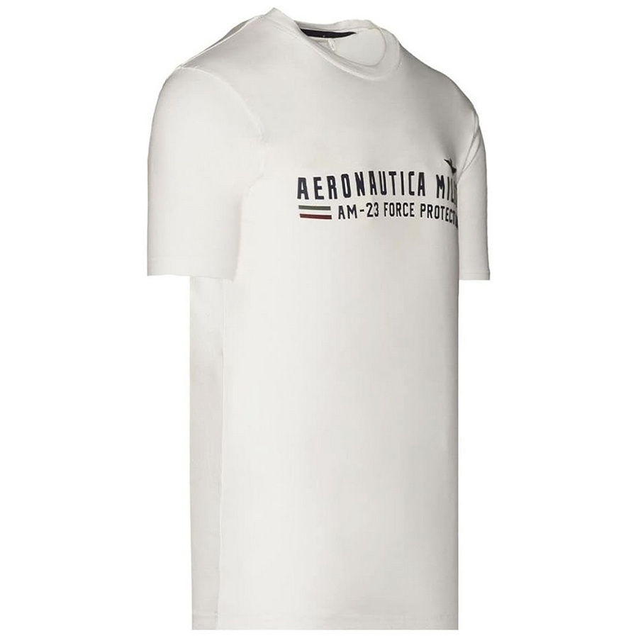 T-shirt Męski Aeronautica Militare 242TS1942J538 Biały