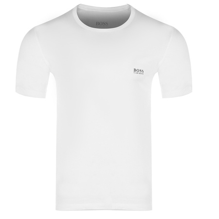 T-shirt Meski HUGO BOSS 50325887 Bialy Regular Fit