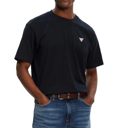 T-shirt GUESS Logo M4YI46 K8FQ4 Granatowy Oversize