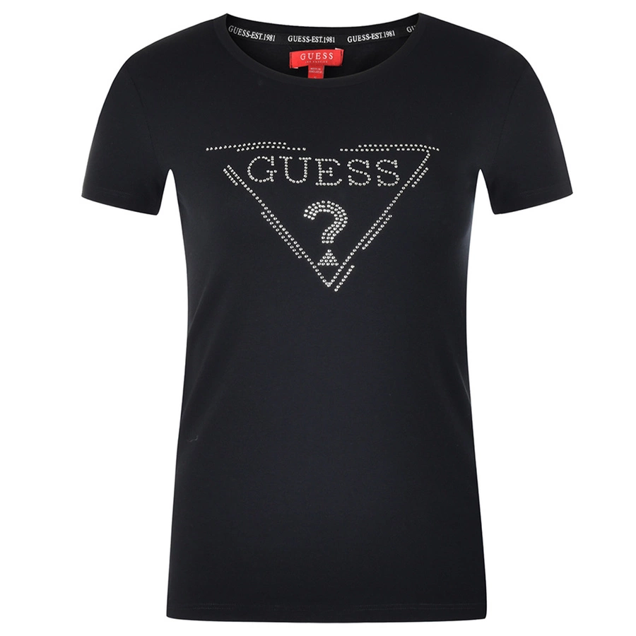 T-shirt Damski GUESS Logo W1BI00J1311 Czarny