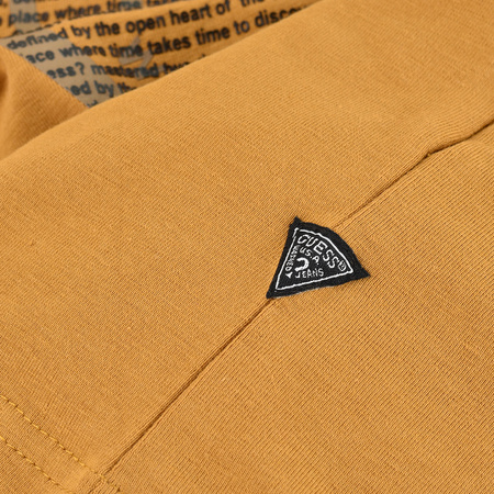 T-Shirt Męski GUESS Logo M1RI28 J1311 Bursztynowy