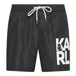 Szorty Kąpielowe KARL LAGERFELD KL22MBS08 Czarny