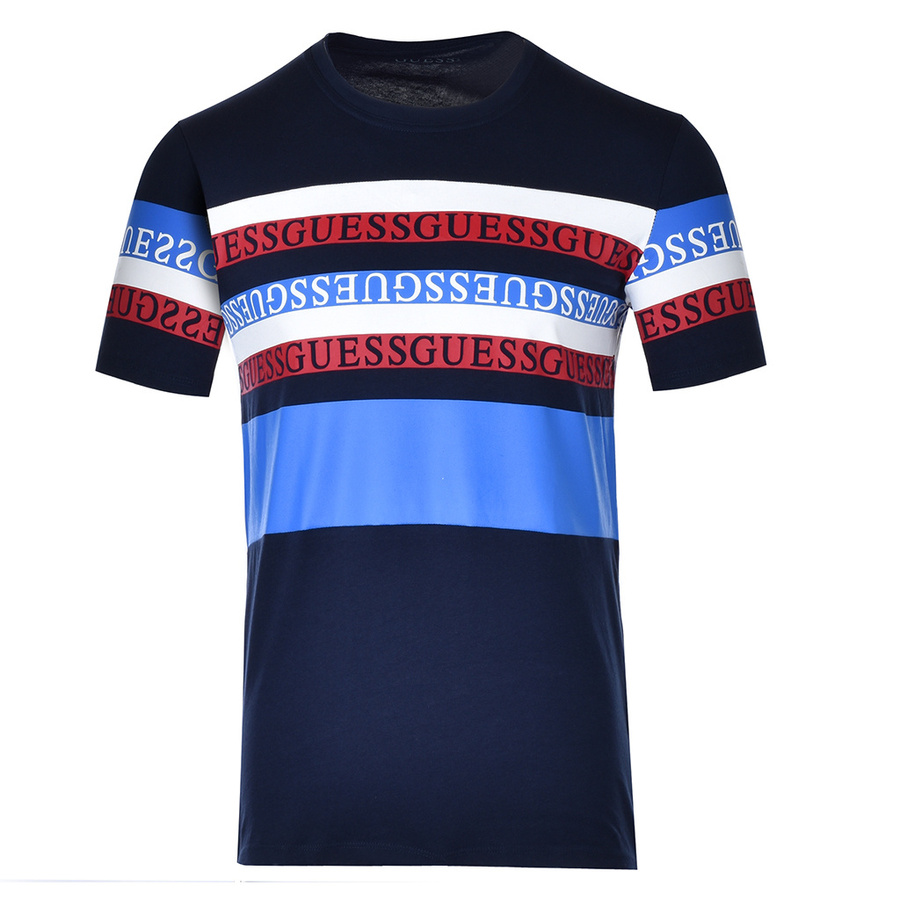 T-Shirt Męski GUESS Granatowy M0BI71 I3Z11