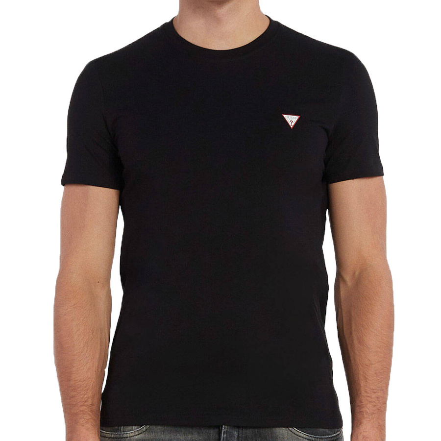 T-shirt GUESS M2YI24 J1311 Super Slim Fit Czarny