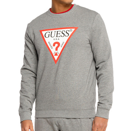 Bluza Męska GUESS M0BQ37 K7ON1 Slim Fit Szara