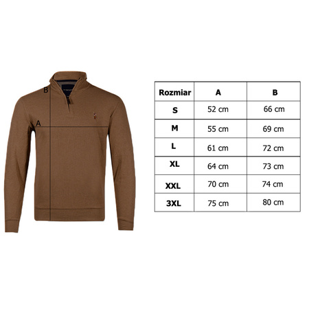 Bluza Męska U.S. POLO ASSN. Logo 11C847 Brązowy