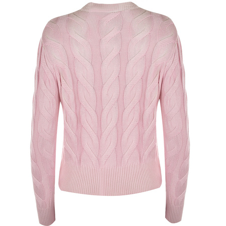 Sweter z dzianiny GUESS M1RI37 I23Z11 Różowy
