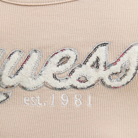 Top Damski GUESS W5RP03 KA0H1 Beżowy