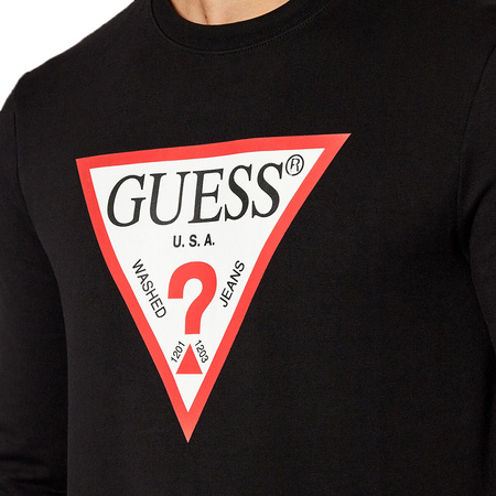 Bluza Meska GUESS M0BQ37 K7ON1 Slim Fit Czarny