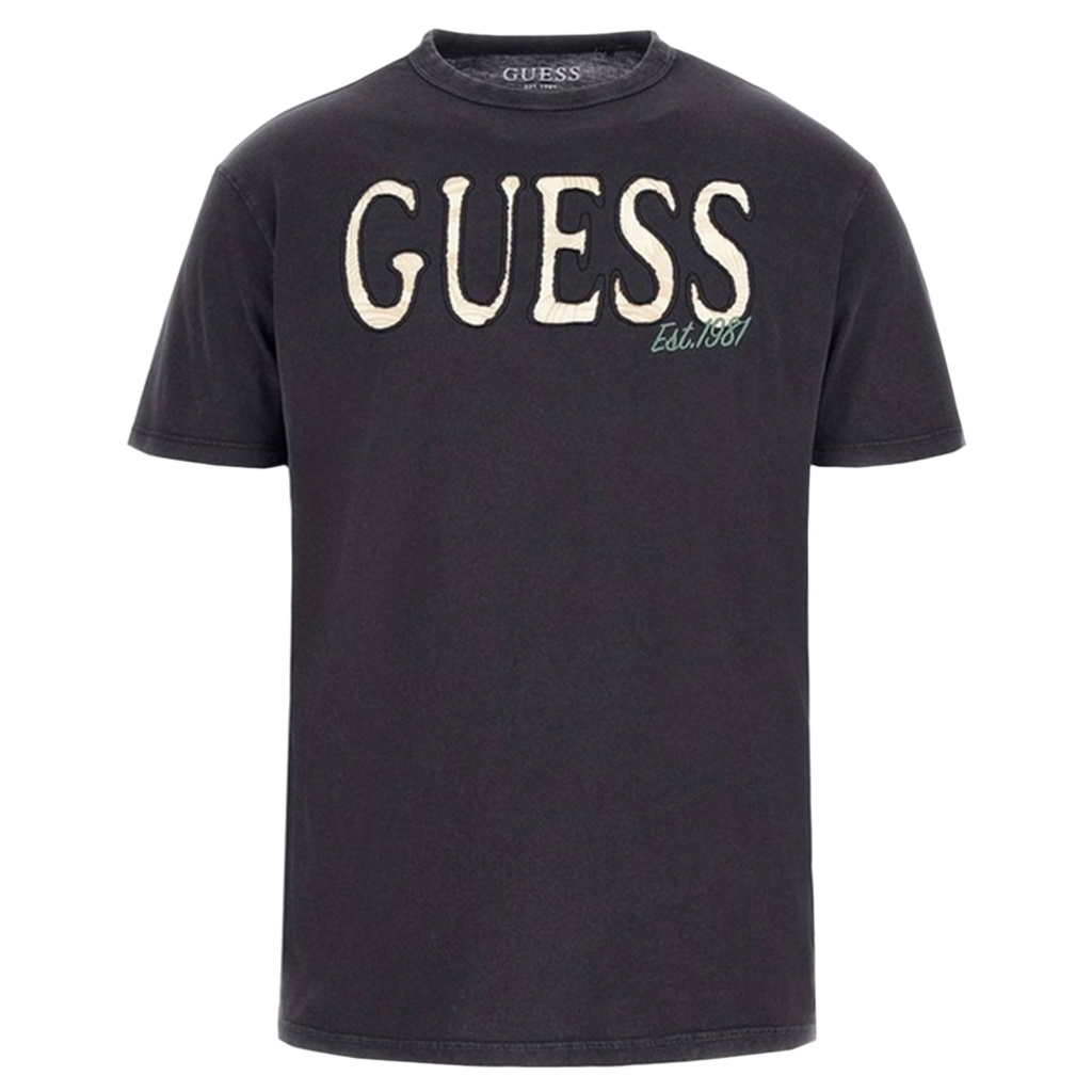 T-shirt Męski GUESS Logo M1RI37 13Z11 Czarny