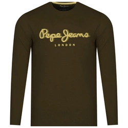 Longsleeve PEPE JEANS Logo PM509882 Zielony