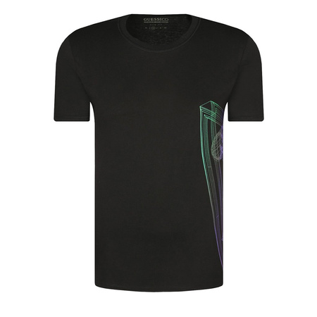 T-Shirt Męski GUESS WHIRE M0YI45 K8HM0 Slim Fit