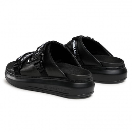 Klapki KARL LAGERFELD KL62513 Black Lthr/Mono