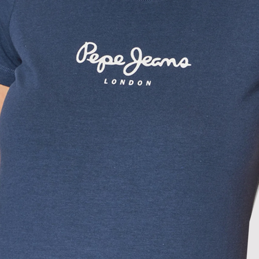 T-shirt PEPE JEANS New Virgina PL505202 Granatowy