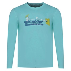 Longsleeve PEPE JEANS Flag Logo PM508273 Turkusowy