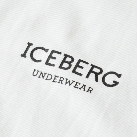 T-shirt Męski ICEBERG ICE1UTS02 Biały Slim Fit