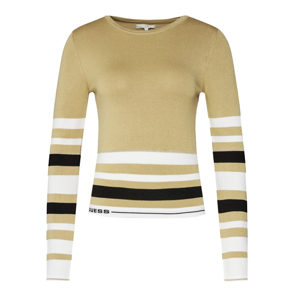 Sweter Damski GUESS Maia Rn Ls W4RR46 Z2Y72 Beżowy