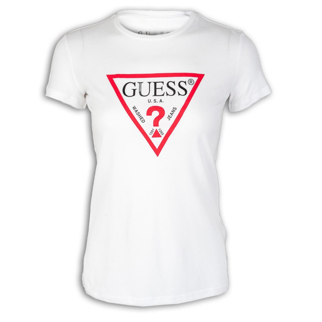 T-SHIRT GUESS W92I82K7WA0-TWHT White
