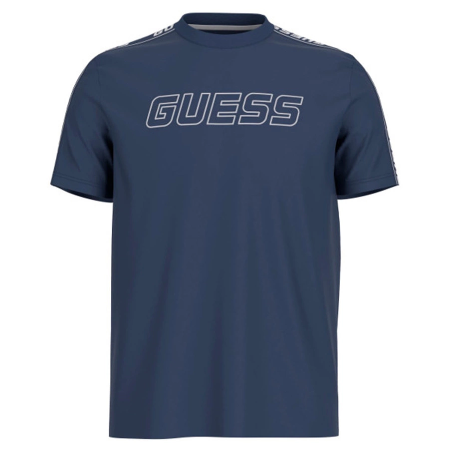 T-Shirt Męski GUESS Arlo Z4GI18 J1314 Granatowy