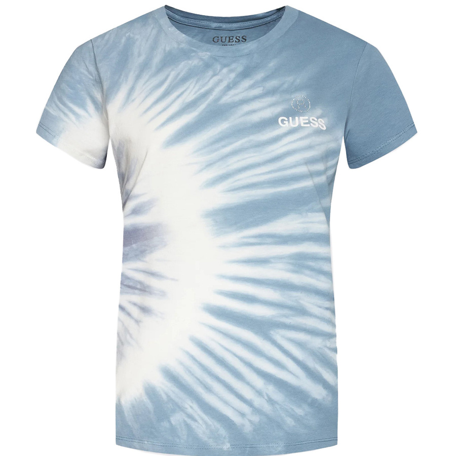 T-shirt Damski GUESS W2GI32 K9RM1 Niebieski