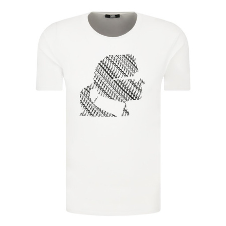 T-shirt Męski KARL LAGERFELD KL20MTS01 Biały