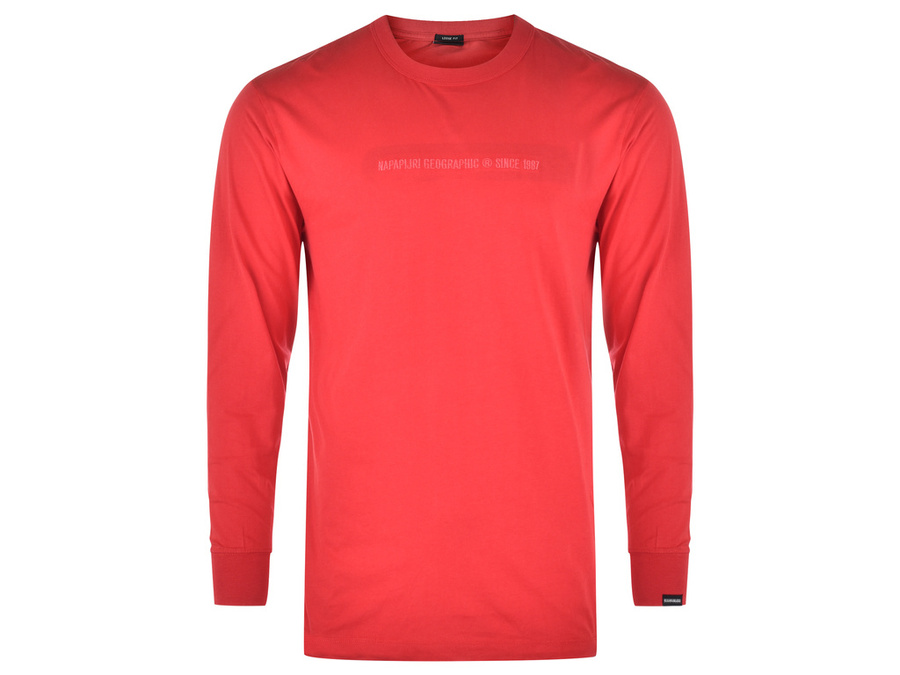 Longsleeve Męski NAPAPIJRI SADRIN N0YHX4 Red