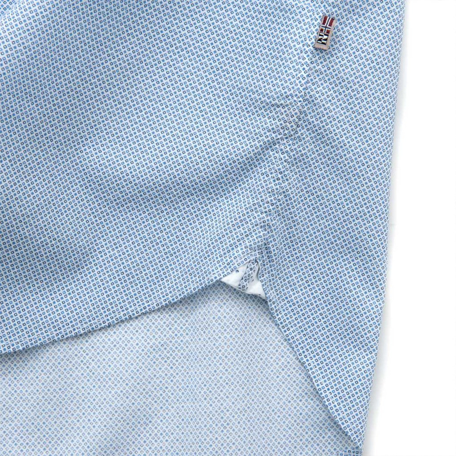 Koszula Męska NAPAPIJRI GASSIM N0YITU White Graph