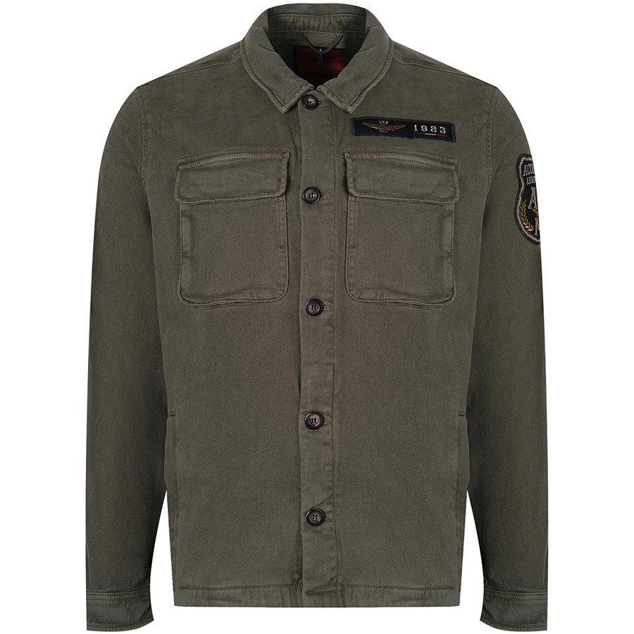 Kurtka Aeronautica Militare 242AC026CT3371 Zielony