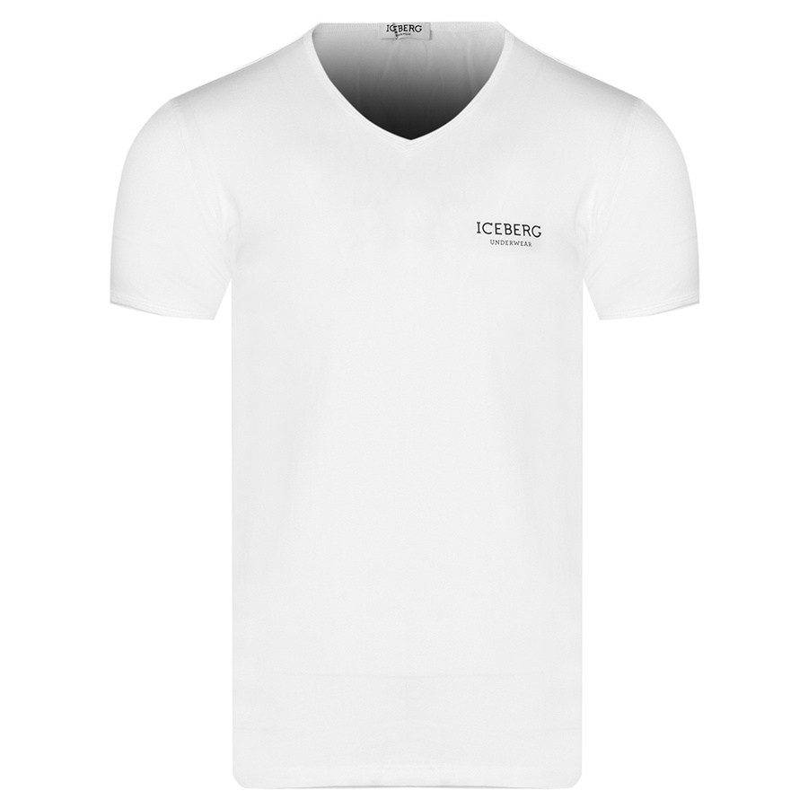 T-shirt Męski ICEBERG ICE1UTS02 Biały Slim Fit