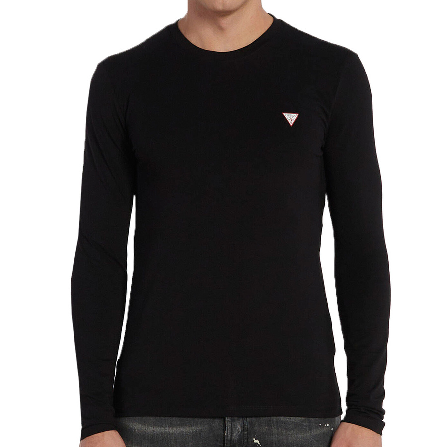 Longsleeve Męski GUESS Logo M2YI28 J1314 Czarny